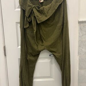 Free People Olive Green Women's harem pants